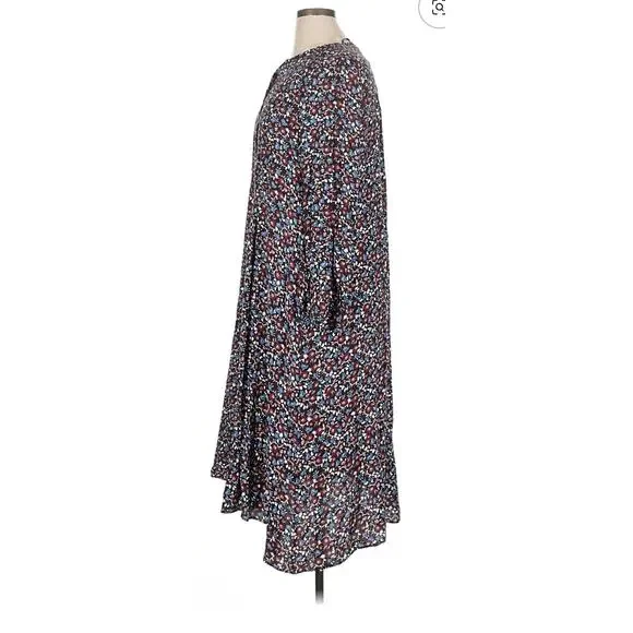 Zara Size XL Long sleeve floral Midi Casual dress - Picture 4 of 4